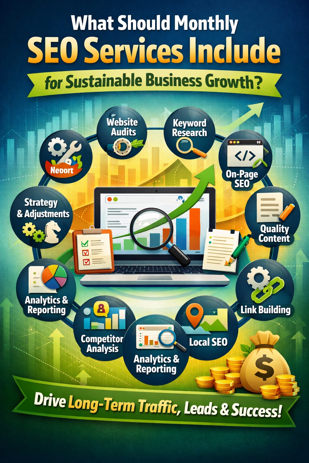 what should monthly seo services include